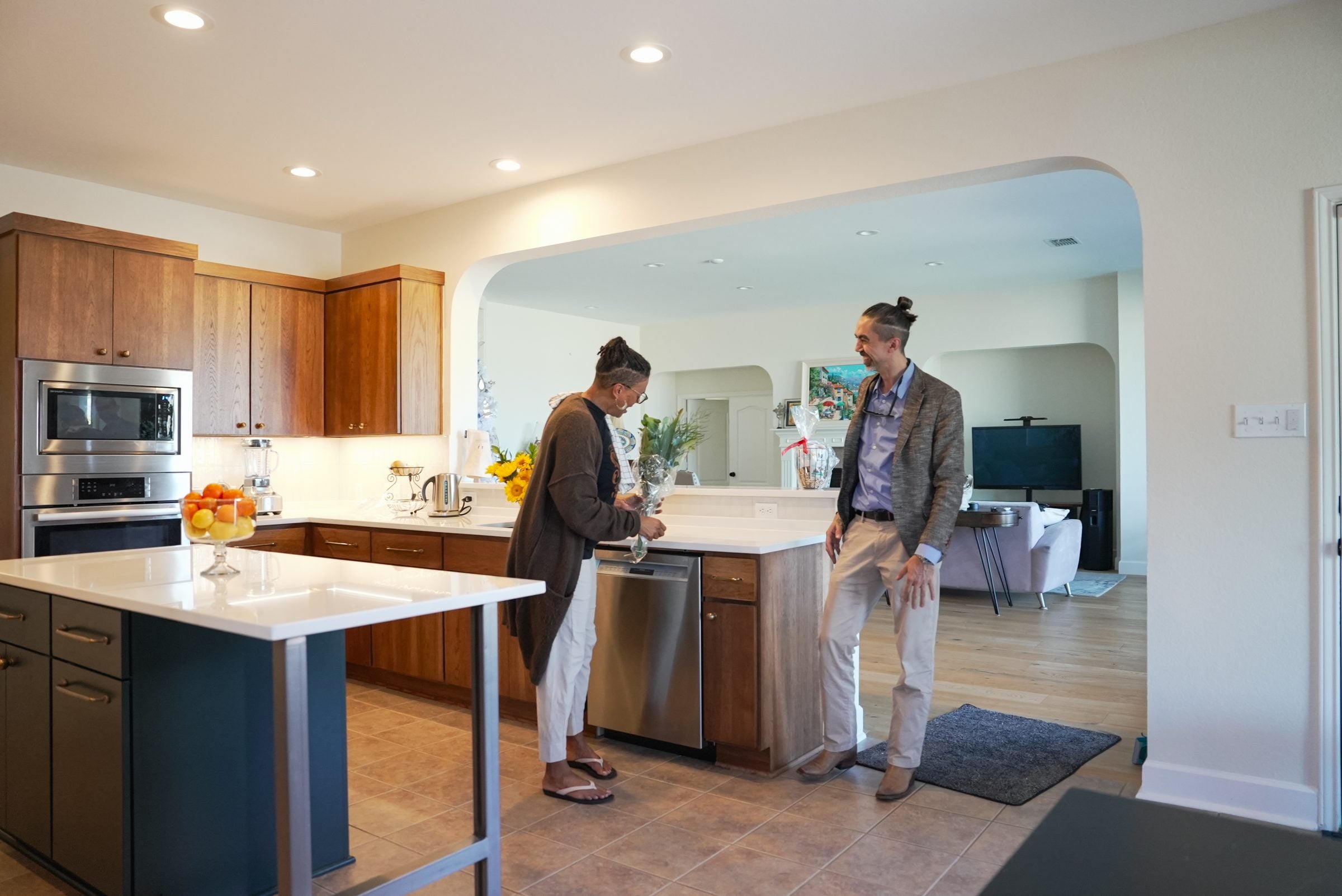Austin kitchen remodel walkthrough showing layout and daily flow